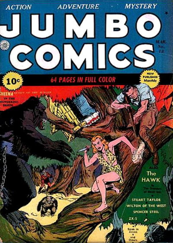 Cover of Jumbo Comics #13