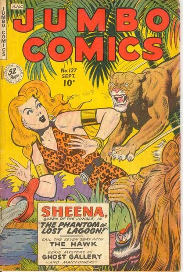 Cover of Jumbo Comics #127