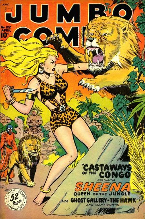 Cover of Jumbo Comics #122