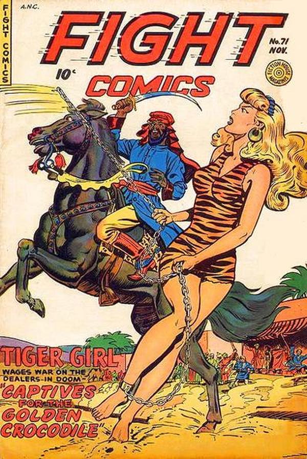 Cover of Fight Comics #71