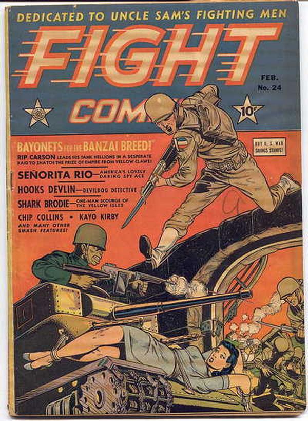 Cover of Fight Comics #24