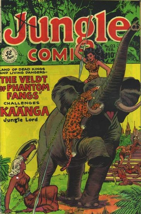 Cover of Jungle Comics #122