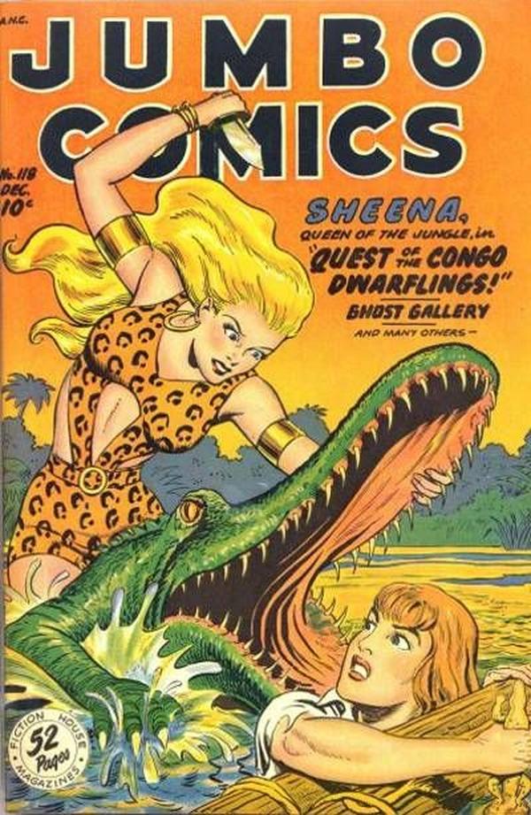Cover of Jumbo Comics #118