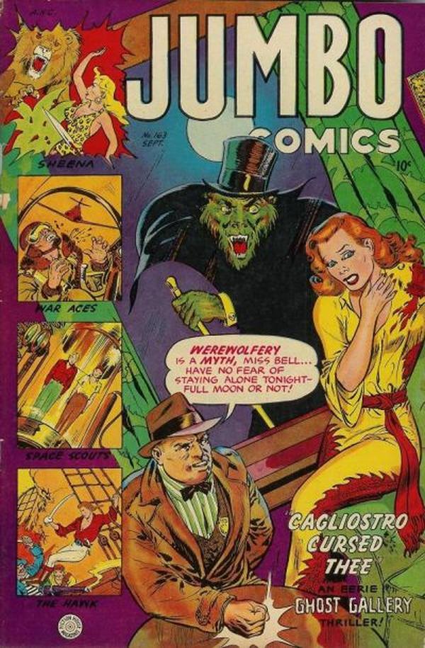 Cover of Jumbo Comics #163