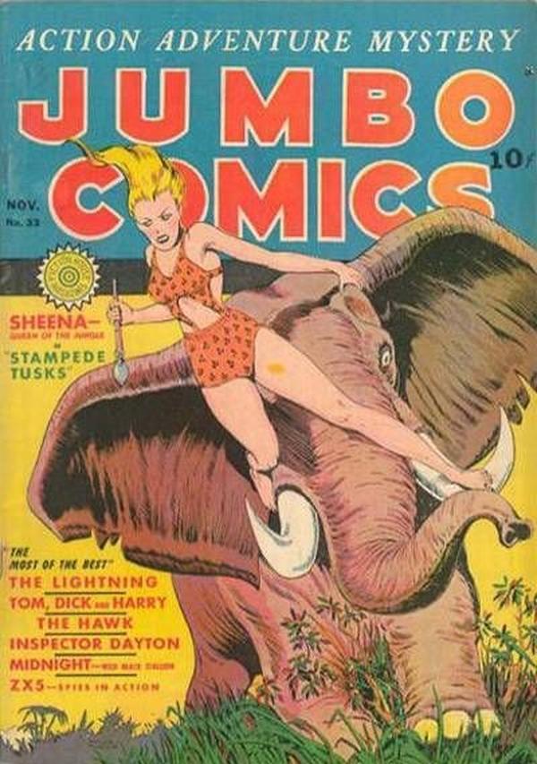 Cover of Jumbo Comics #33