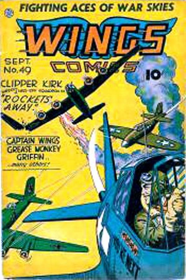 Cover of Wings Comics #49