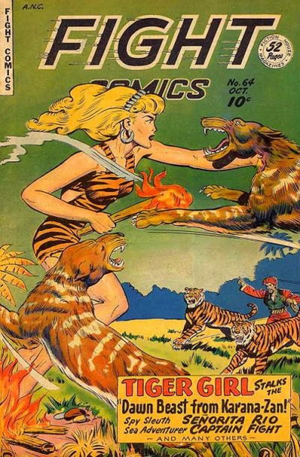 Cover of Fight Comics #64