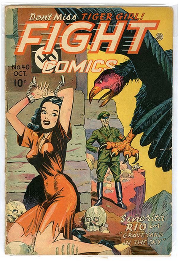 Cover of Fight Comics #40