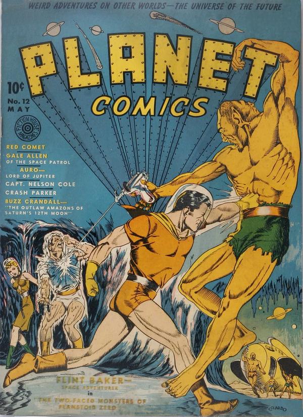 Cover of Planet Comics #12