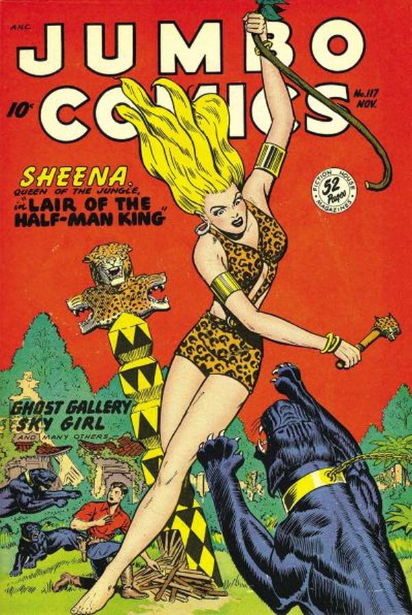 Cover of Jumbo Comics #117