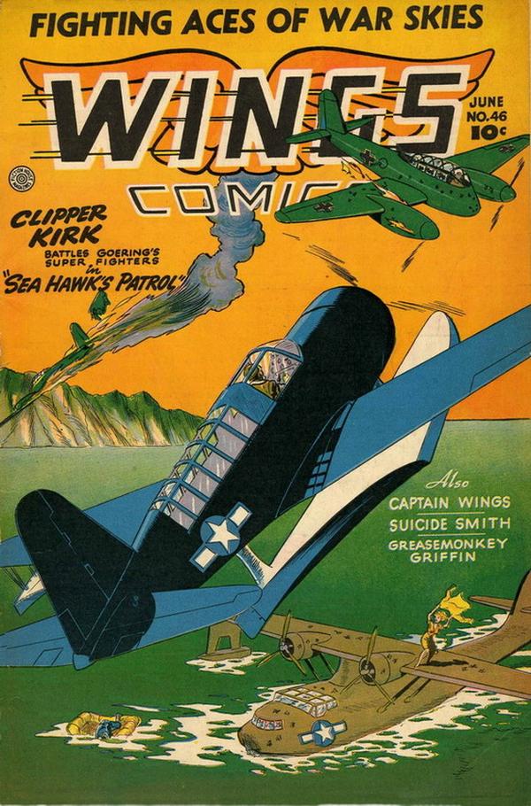 Cover of Wings Comics #46