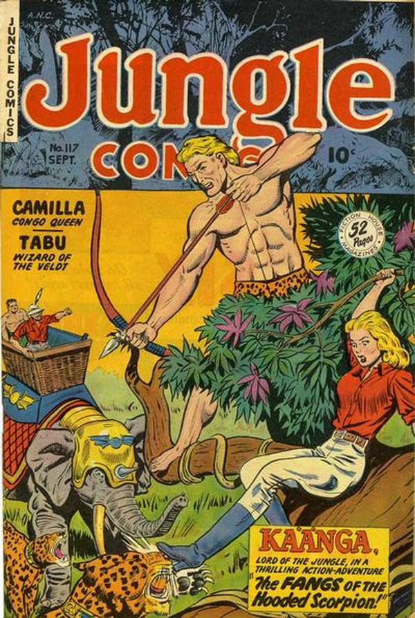 Cover of Jungle Comics #117