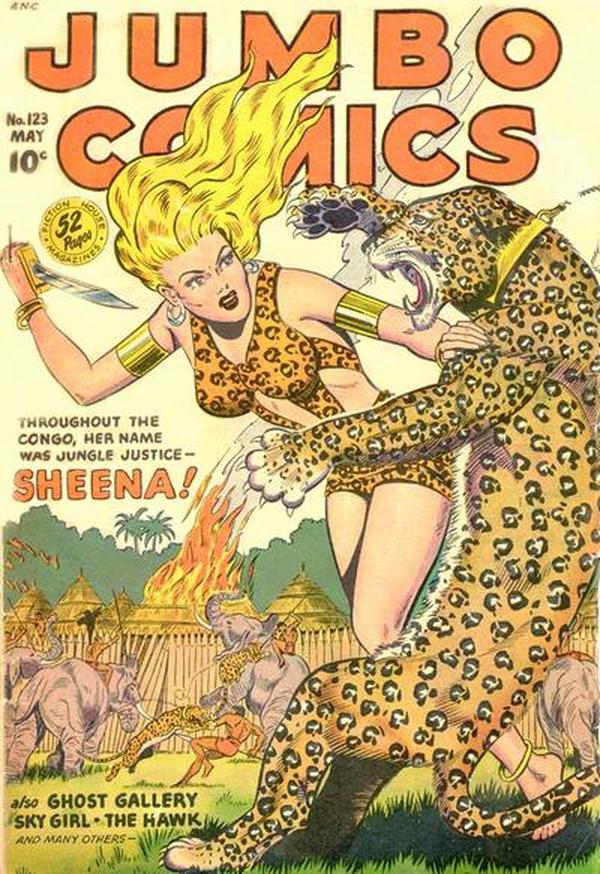 Cover of Jumbo Comics #123