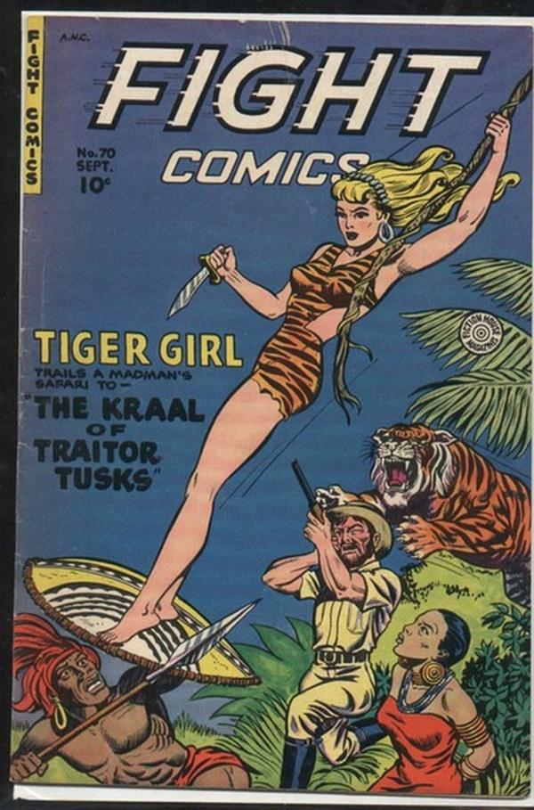 Cover of Fight Comics #70