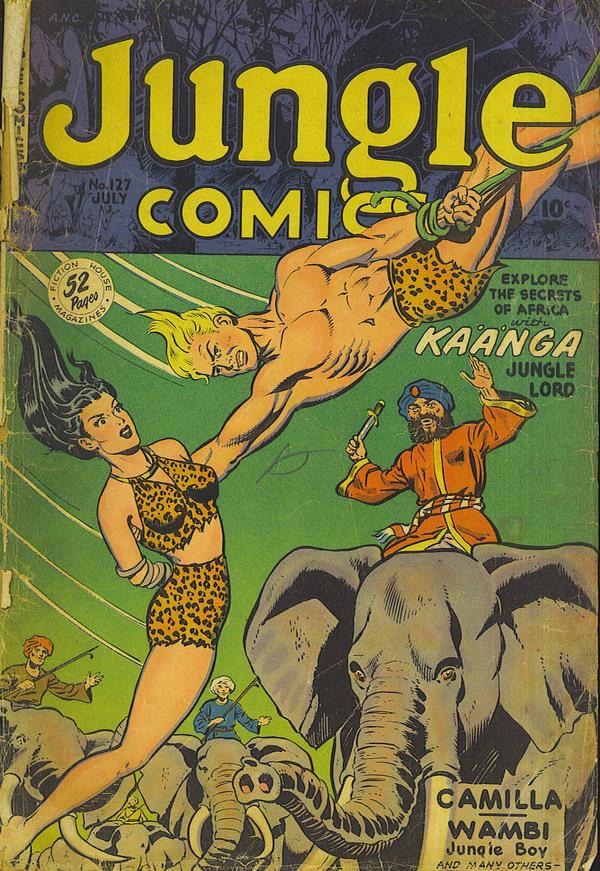 Cover of Jungle Comics #127