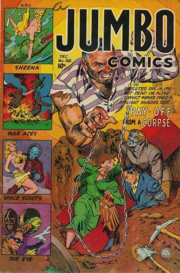 Cover of Jumbo Comics #165