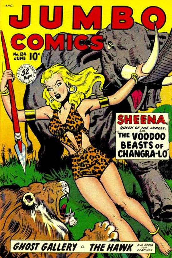 Cover of Jumbo Comics #124