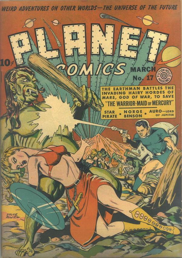 Cover of Planet Comics #17