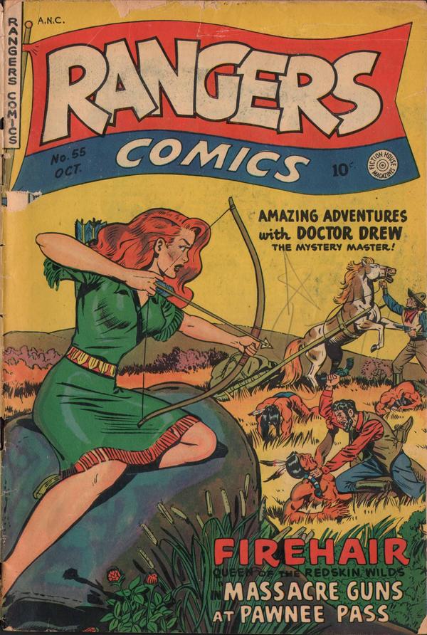 Cover of Rangers Comics #55