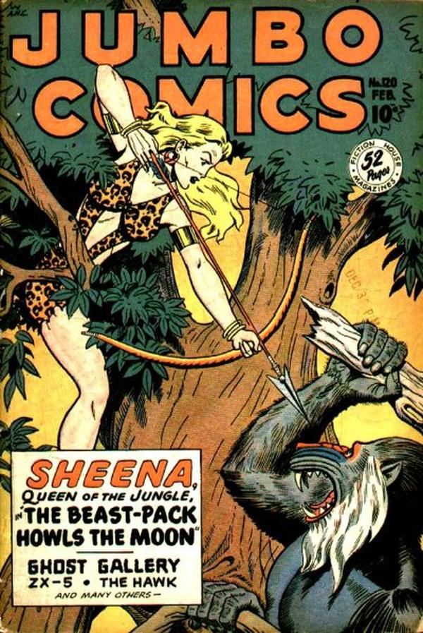 Cover of Jumbo Comics #120