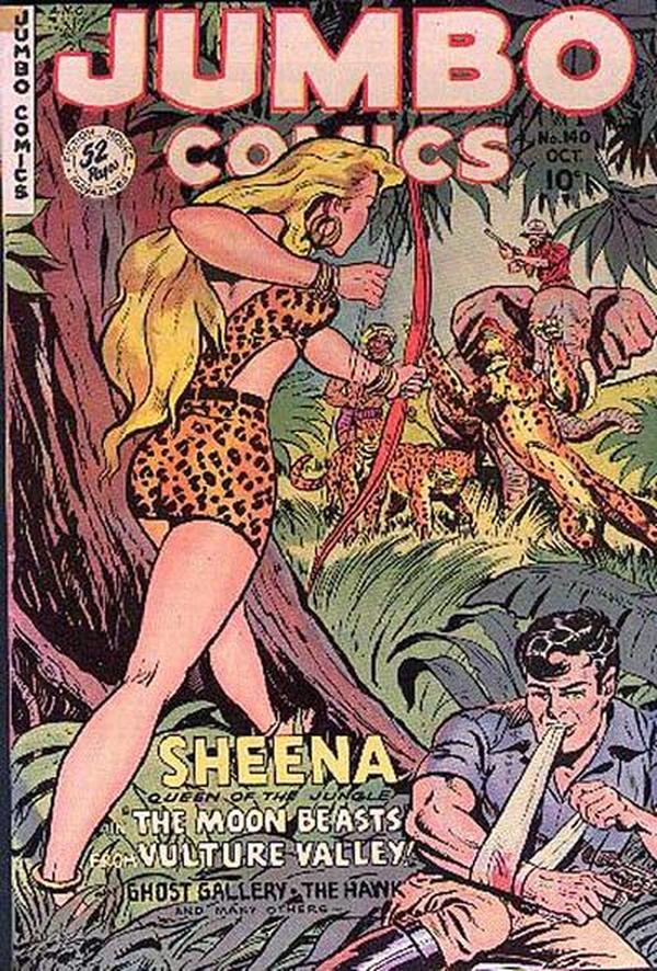 Cover of Jumbo Comics #140