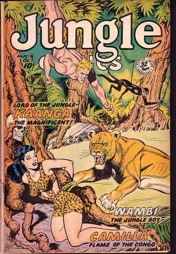 Cover of Jungle Comics #106