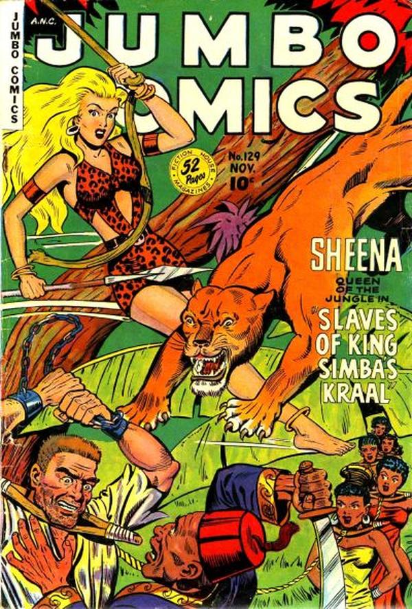 Cover of Jumbo Comics #129