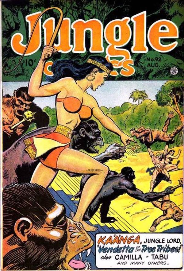 Cover of Jungle Comics #92
