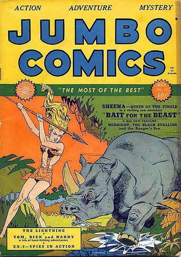 Cover of Jumbo Comics #25
