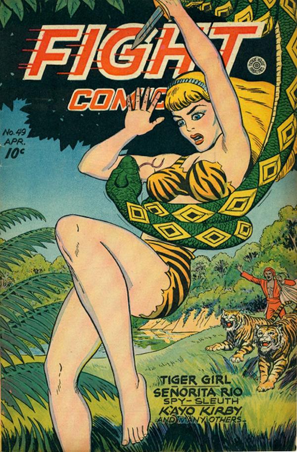 Cover of Fight Comics #49