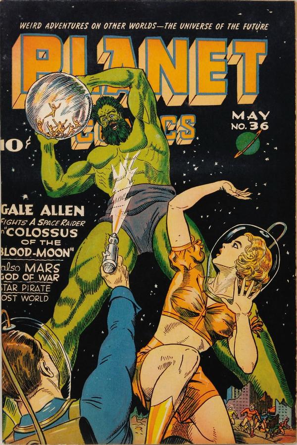 Cover of Planet Comics #36