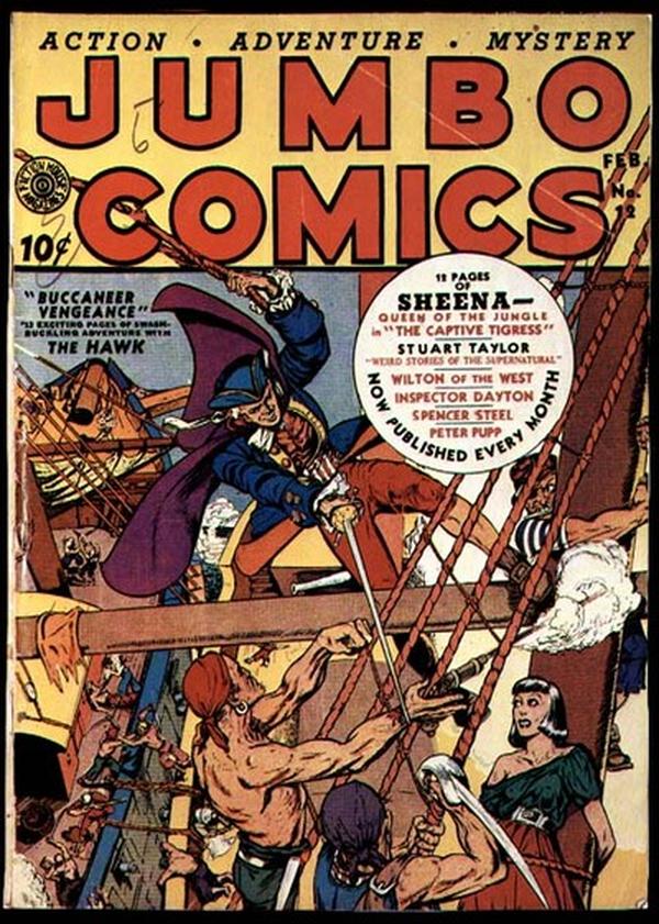 Cover of Jumbo Comics #12
