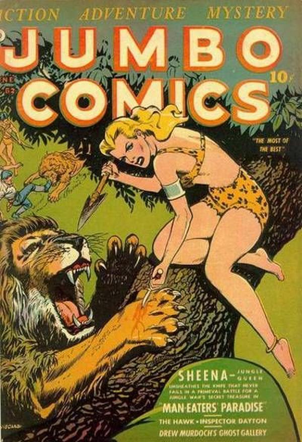 Cover of Jumbo Comics #52