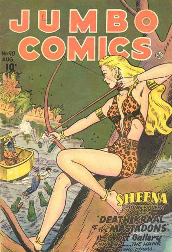 Cover of Jumbo Comics #90