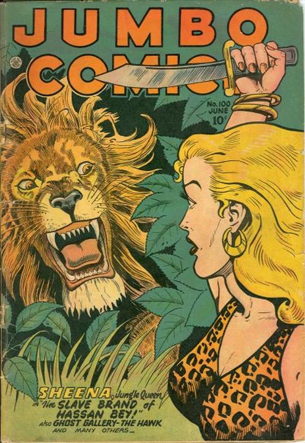 Cover of Jumbo Comics #100