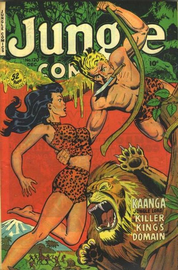 Cover of Jungle Comics #120