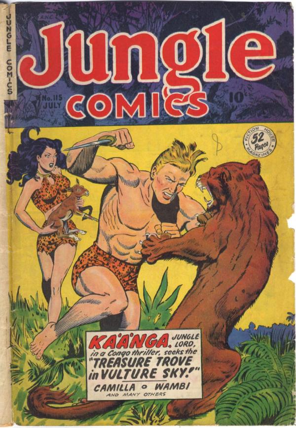 Cover of Jungle Comics #115