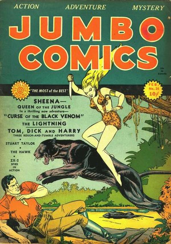Cover of Jumbo Comics #24