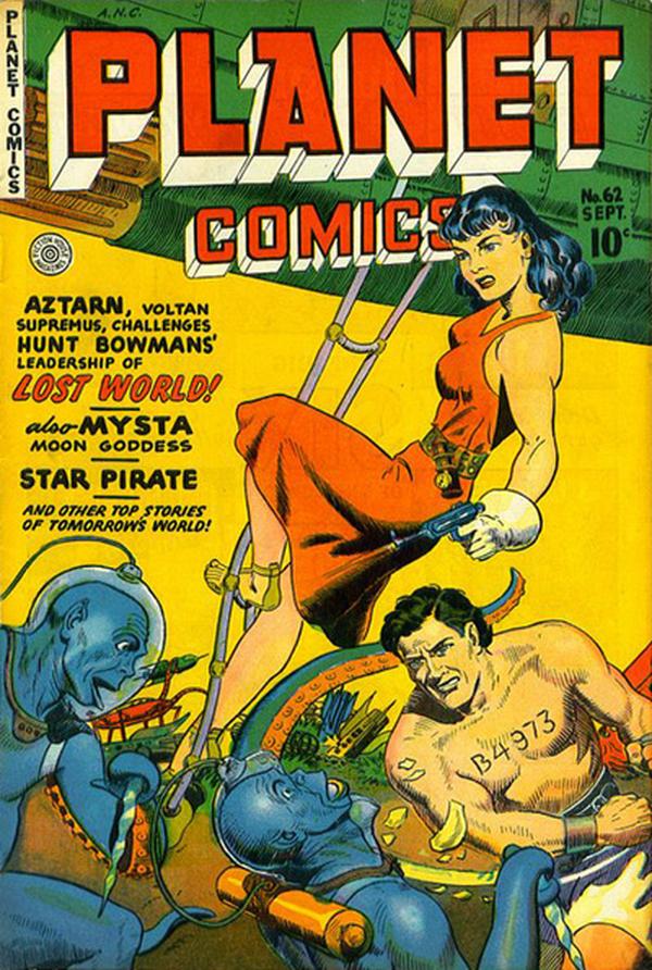 Cover of Planet Comics #62