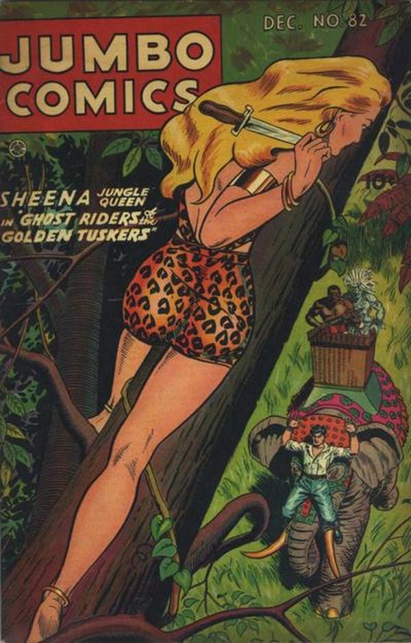 Cover of Jumbo Comics #82