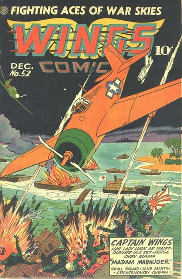 Cover of Wings Comics #52
