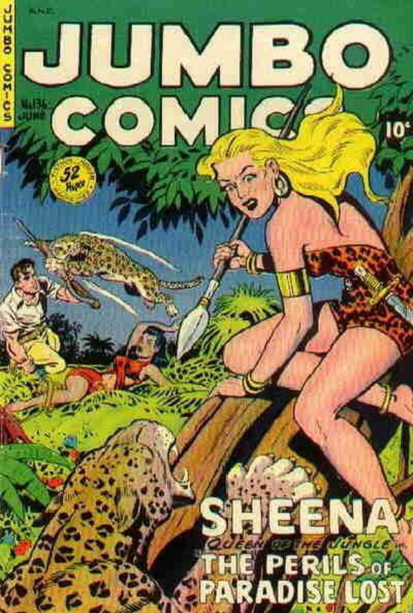Cover of Jumbo Comics #136