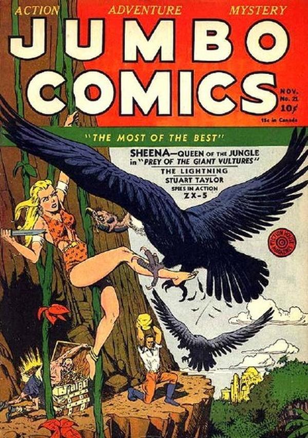 Cover of Jumbo Comics #21