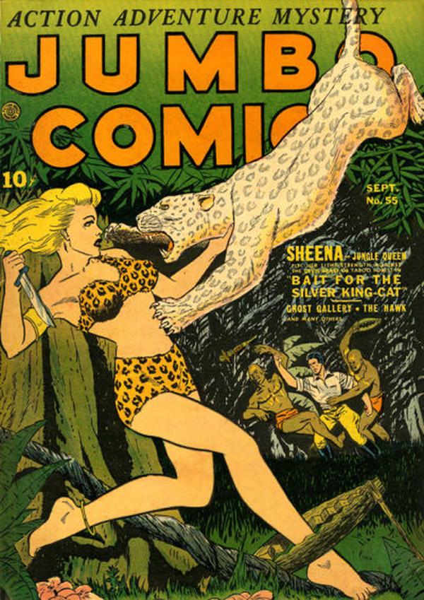 Cover of Jumbo Comics #55