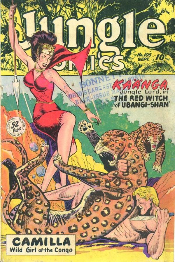 Cover of Jungle Comics #105