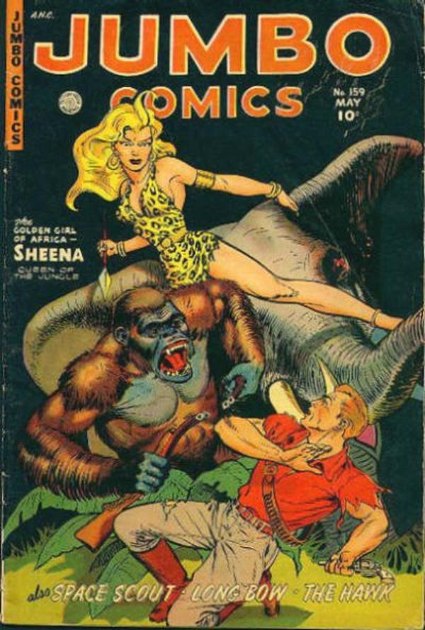 Cover of Jumbo Comics #159
