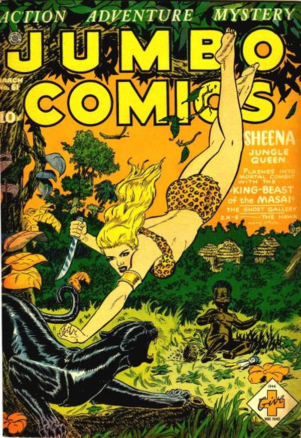 Cover of Jumbo Comics #61