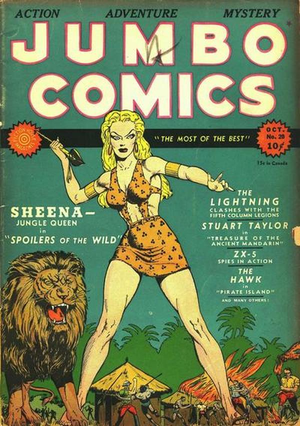 Cover of Jumbo Comics #20