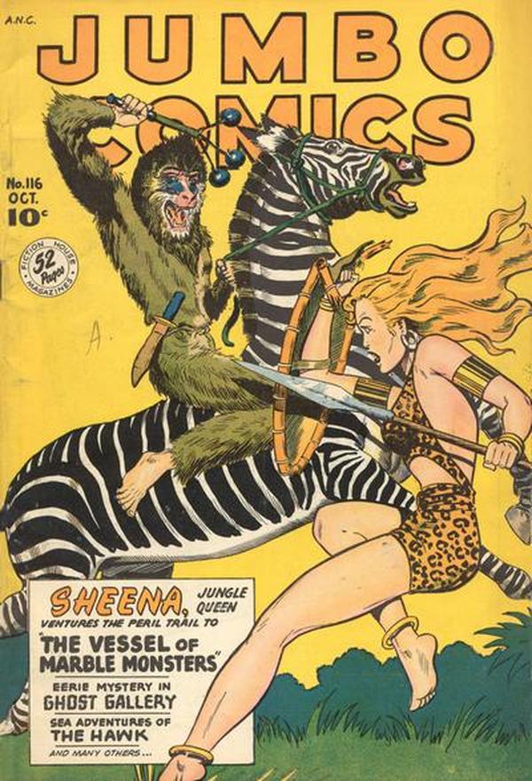 Cover of Jumbo Comics #116