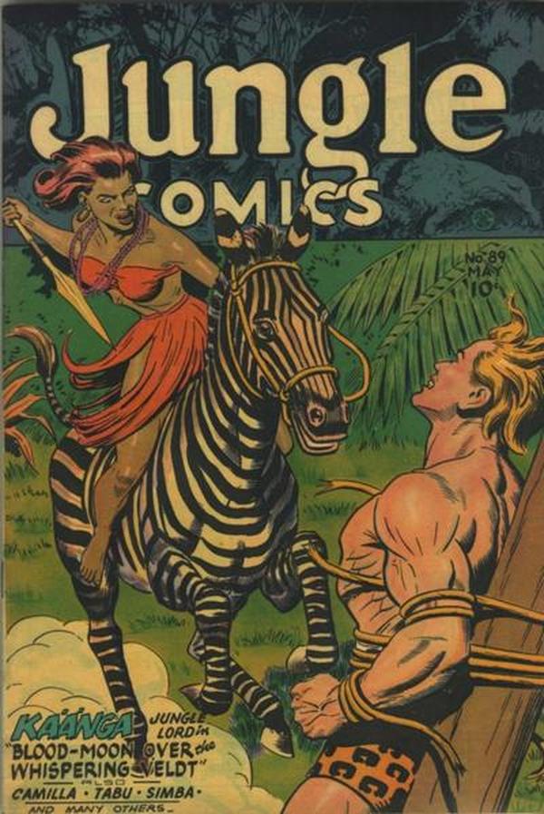 Cover of Jungle Comics #89